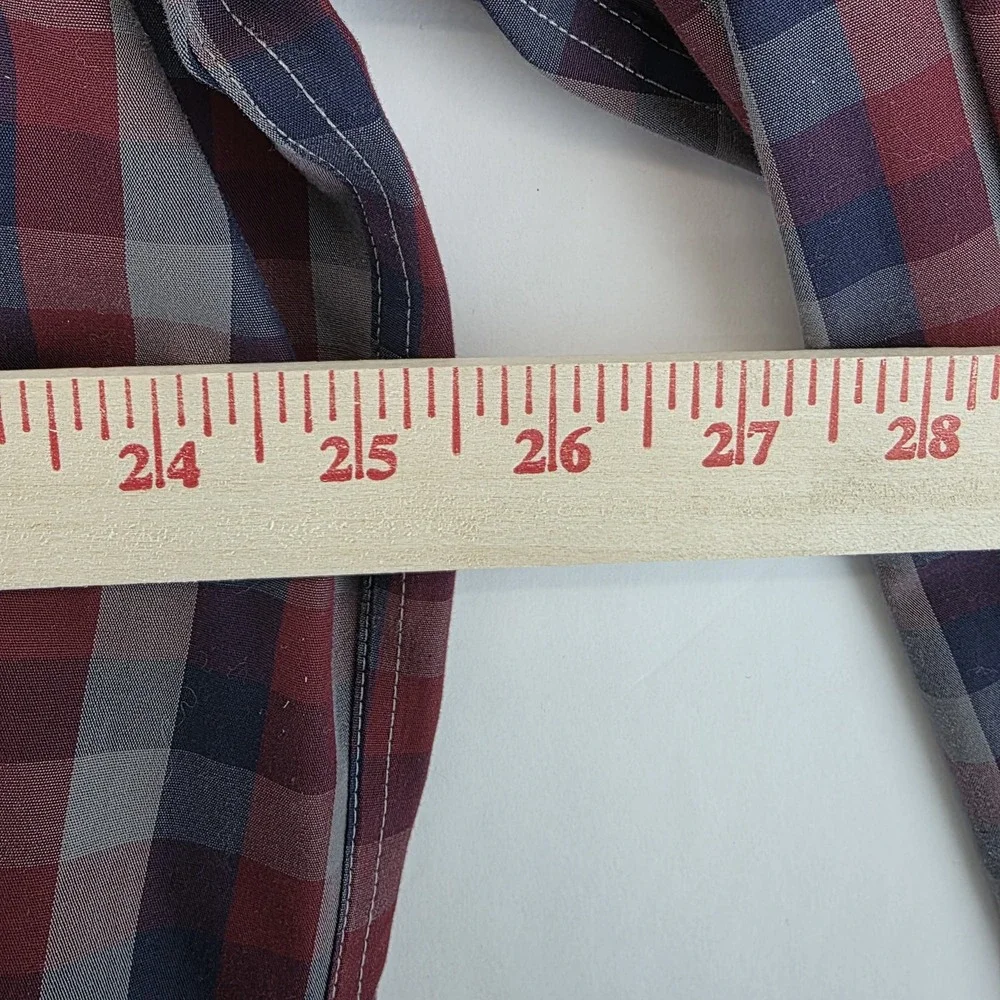 UNTUCKit Shirt Mens 2XL Plaid Pomerol WF Wrinkle Free Button‎ Down Casual